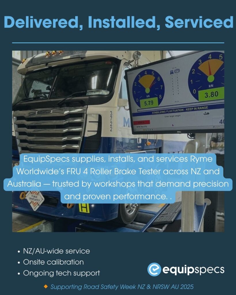 Text slide - equipspecs supplies vehicle testing equipment 