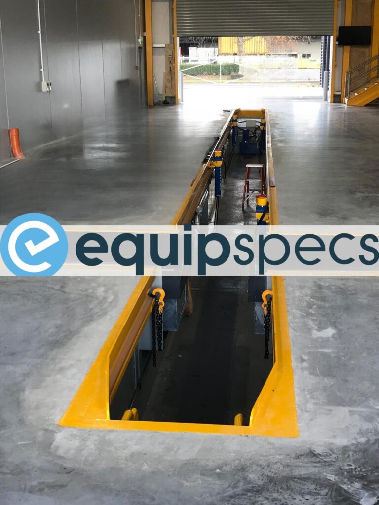 Prefabricated Steel Inspection Pit installed by EquipSpecs