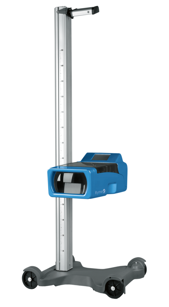 The digital headlight tester that can be included in the Ryme Worldwide Universal Mobile Container mobile inspection unit.