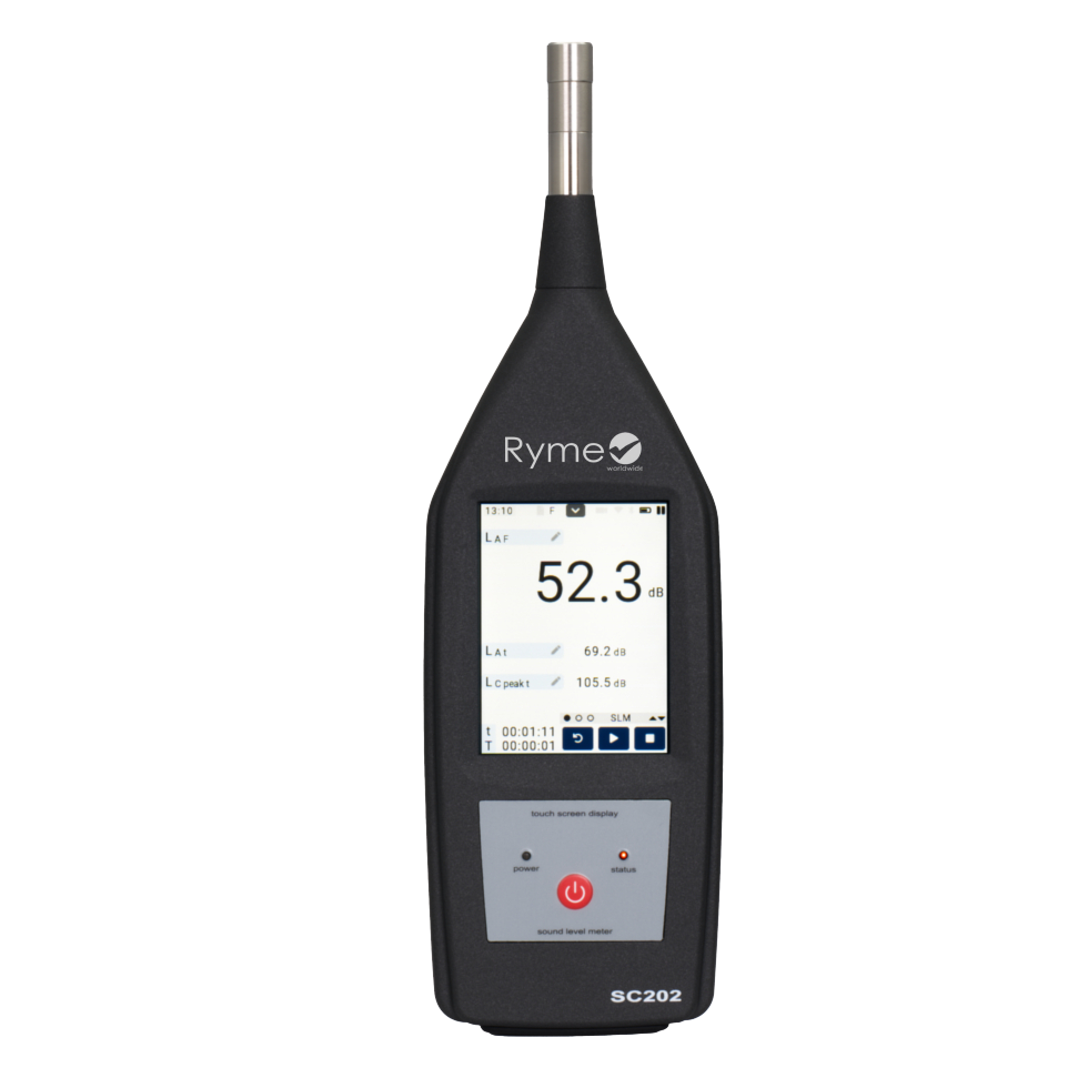 Class 2 integrative sound level meter that can be included in the Ryme Worldwide Universal Mobile Container mobile inspection unit.