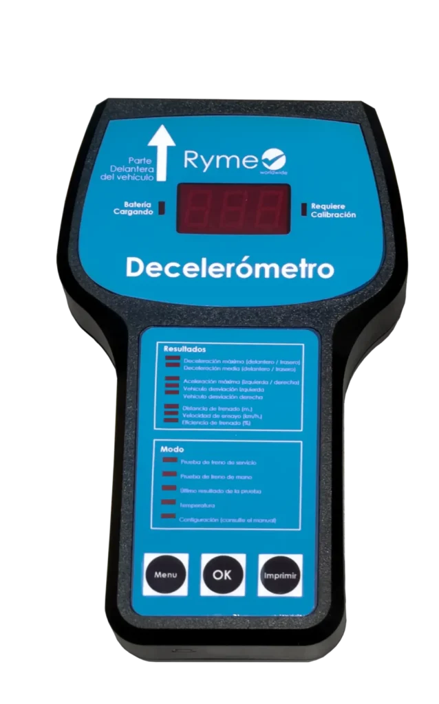 Product image of the blue and black Ryme Worldwide BrakeCheck Decelerometer