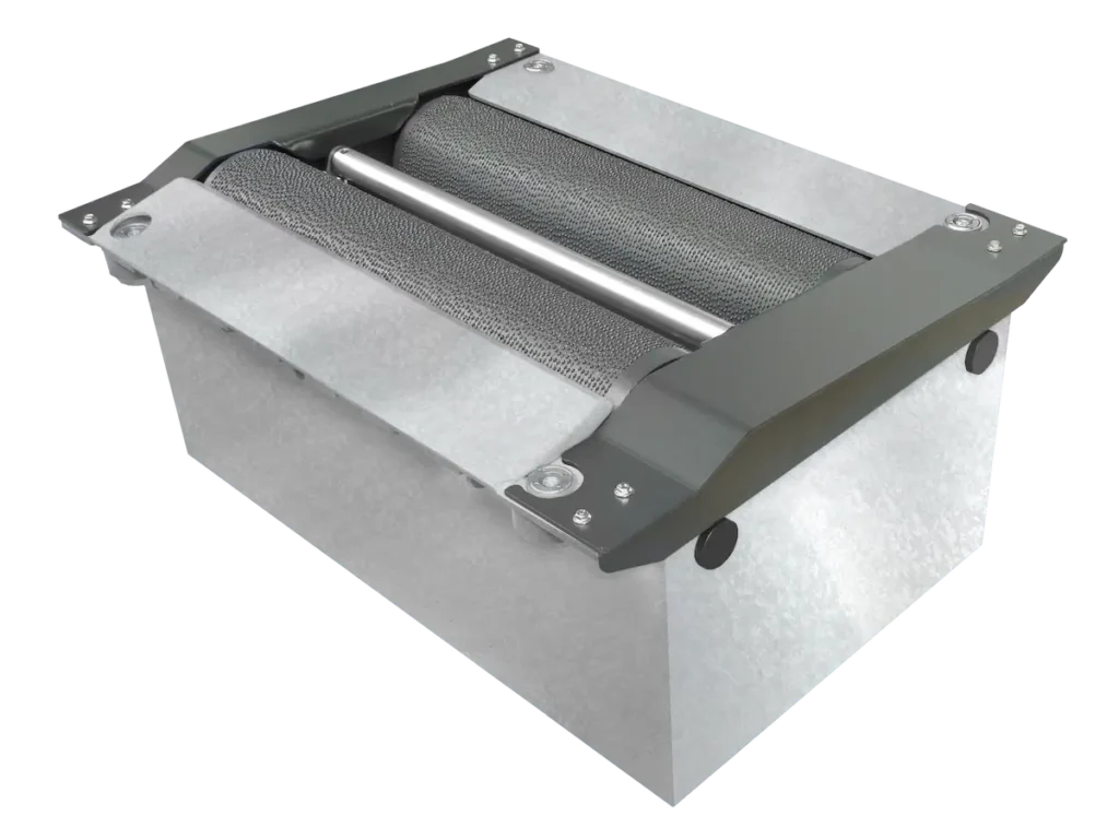 A product image of the Ryme Worldwide FRU-4 truck brake tester with a galvanized finish.
