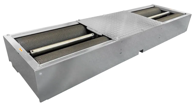 FRL 5.5 roller brake tester in galvanised finish — EquipSpecs NZ