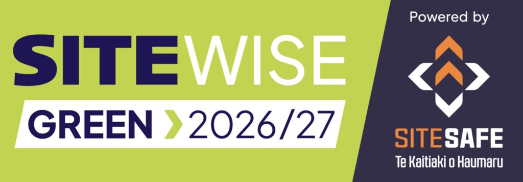 Equip Specs SiteWise Green health and safety prequalification badge for 2026–2027